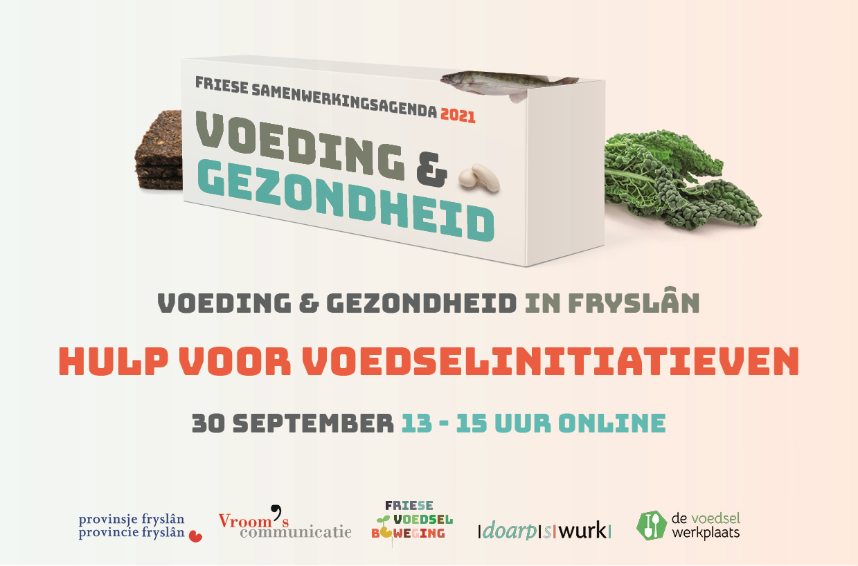 30 september 13-15 uur Symposium Voeding en Gezondheid in Fryslân